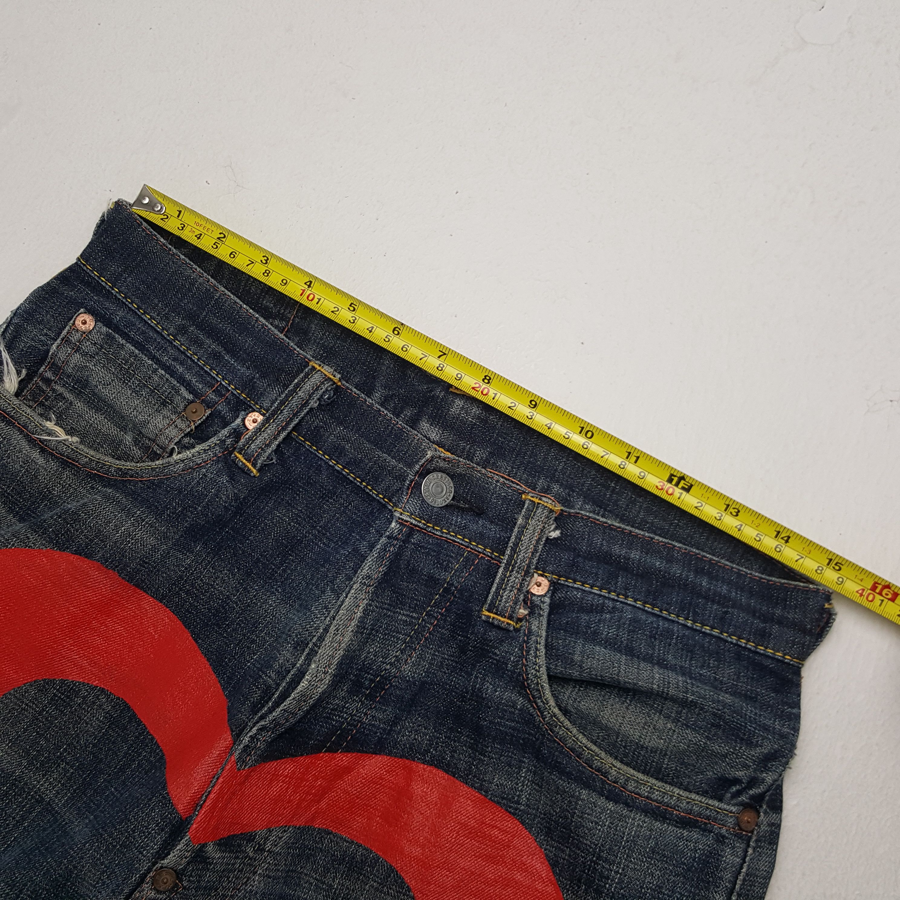 Evisu × Japanese Brand Vintage Evisu Japan Selvedge Custom Daicock Denim Jeans Size US 30 / EU 46 - 7 Thumbnail