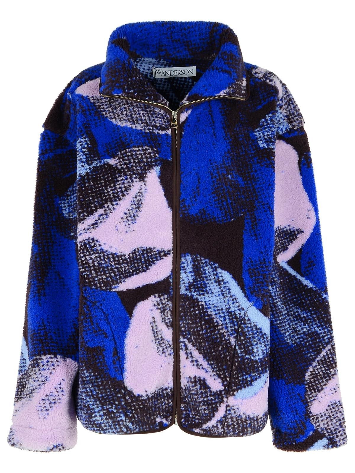 JW Anderson JW ANDERSON Blue Polyester Blend Fleece Size US M / EU 48-50 / 2 - 1 Thumbnail