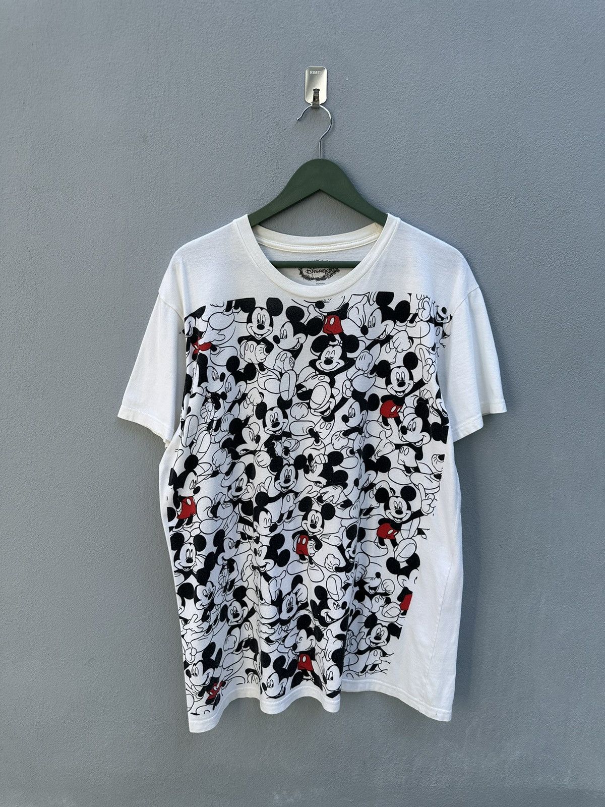 Disney × Mickey Mouse × Vintage Mickey Mouse Overprint Reaction Tshirt A102 Size US M / EU 48-50 / 2 - 1 Thumbnail