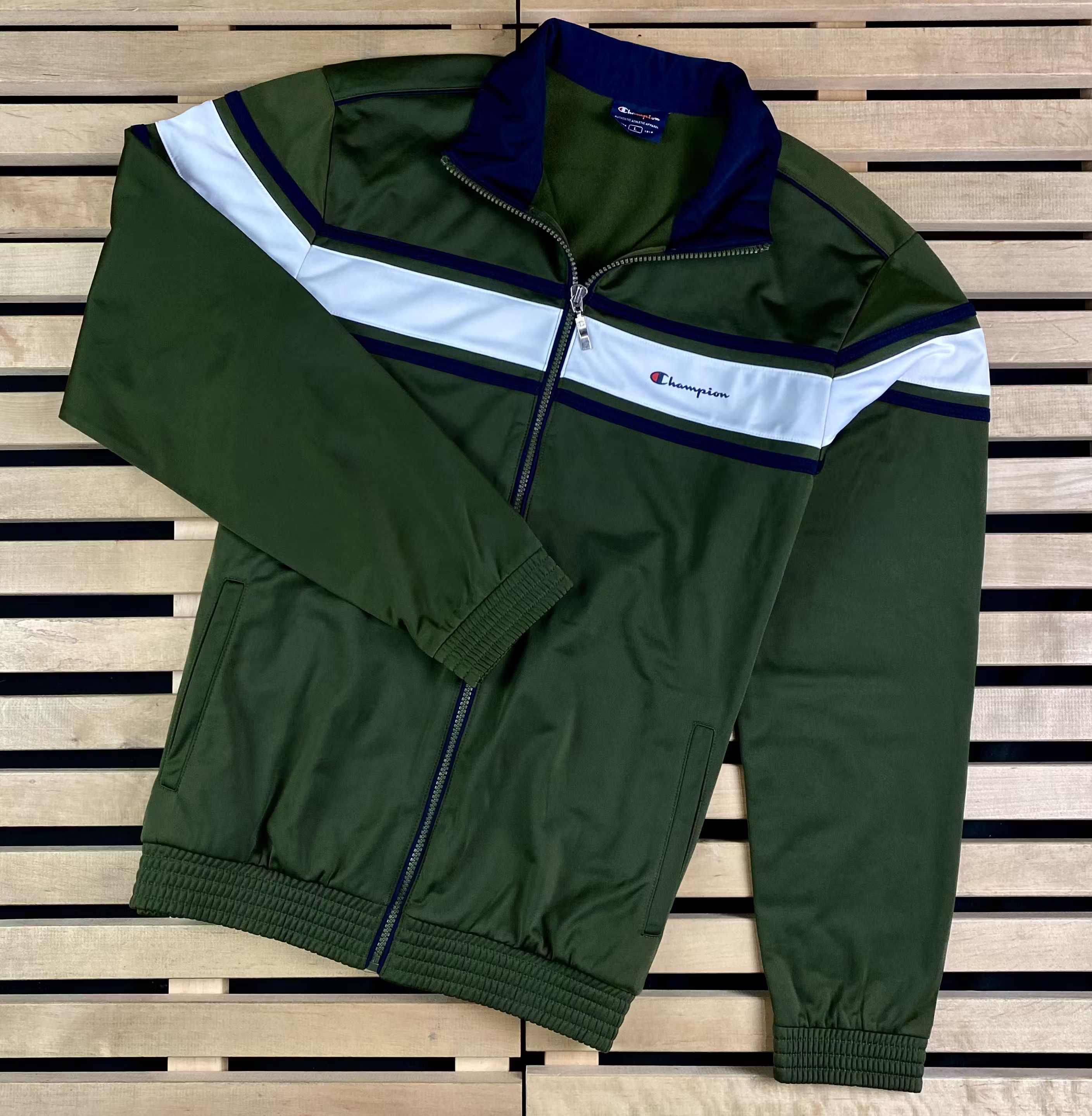 Champion × Vintage Mens Bomber Jacket Champion Vintage Size L Size US L / EU 52-54 / 3 - 1 Thumbnail