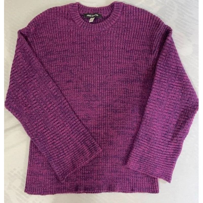 Urban Outfitters Urban Outfitters Purple Rib Knit Oversized Sleeve Sweater XL Size XL / US 12-14 / IT 48-50 - 6 Thumbnail