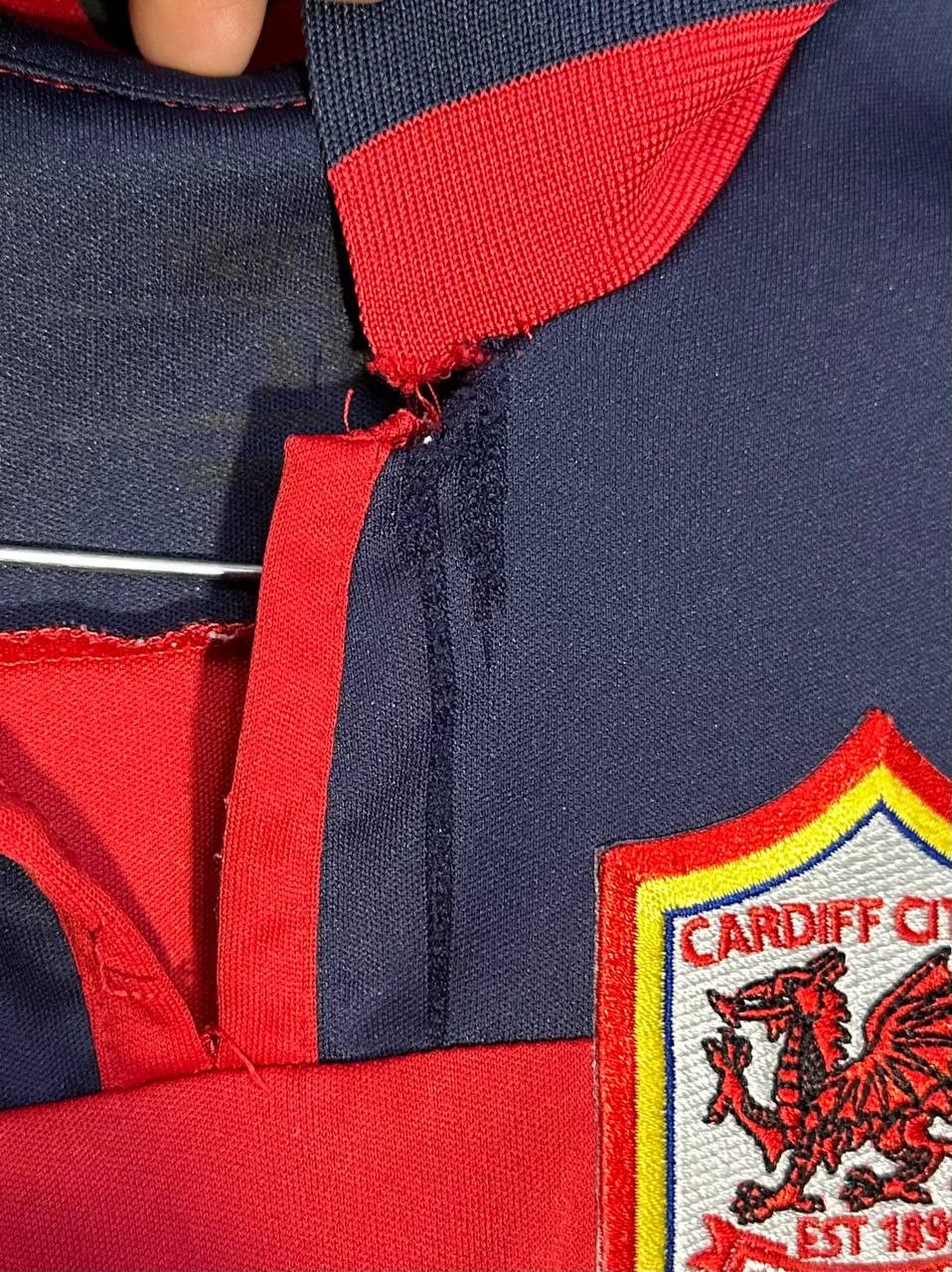 Macron Cardiff City Training Jersey Football Polo Macron t shirt Size US XS / EU 42 / 0 - 4 Thumbnail