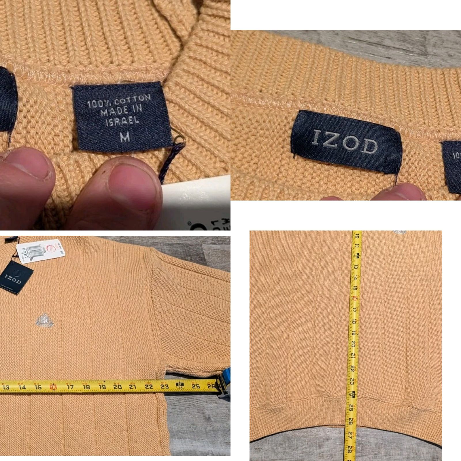 Izod VINTAGE Izod Mens Sweater Crested Crew Size Medium NEW Size US M / EU 48-50 / 2 - 8 Thumbnail