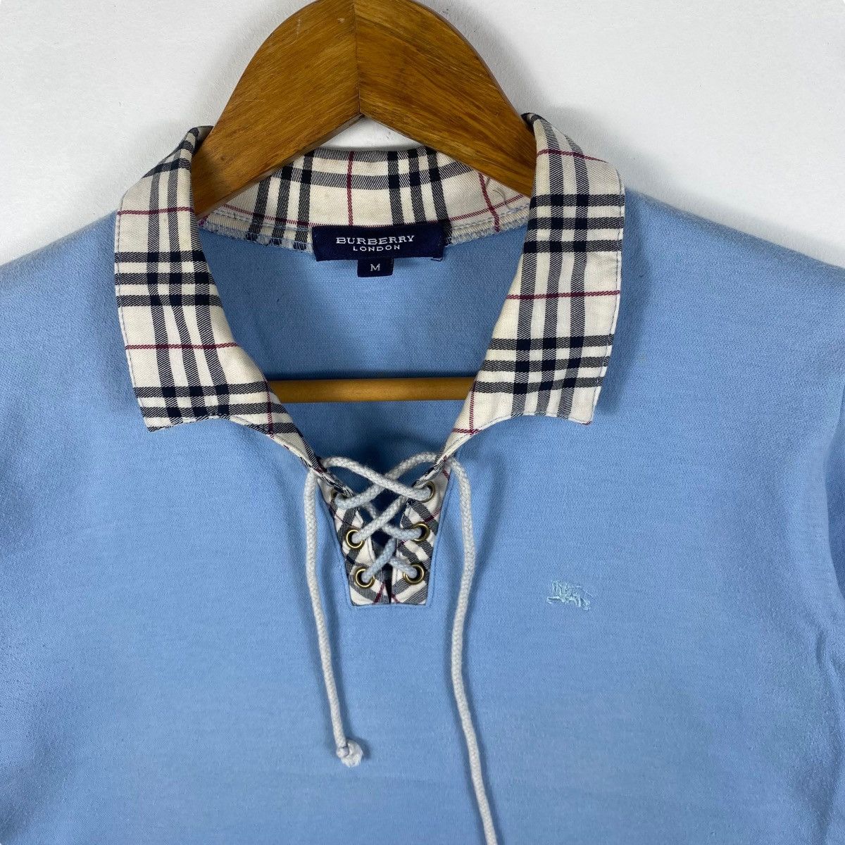 Burberry Vintage BURBERRY LONDON Small Embroidery Pony Women Tops Size M / US 6-8 / IT 42-44 - 2 Thumbnail