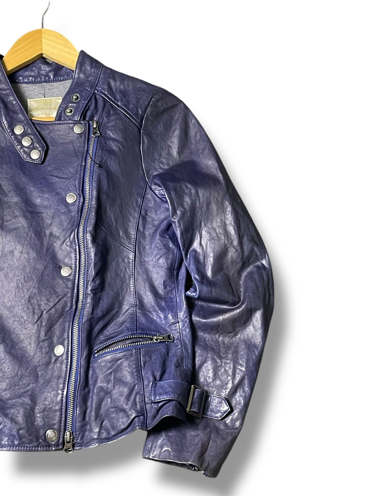 Japanese Brand Japanese Brand Cropped Leather Jacket (54) Size US XXS / EU 40 - 6 Thumbnail