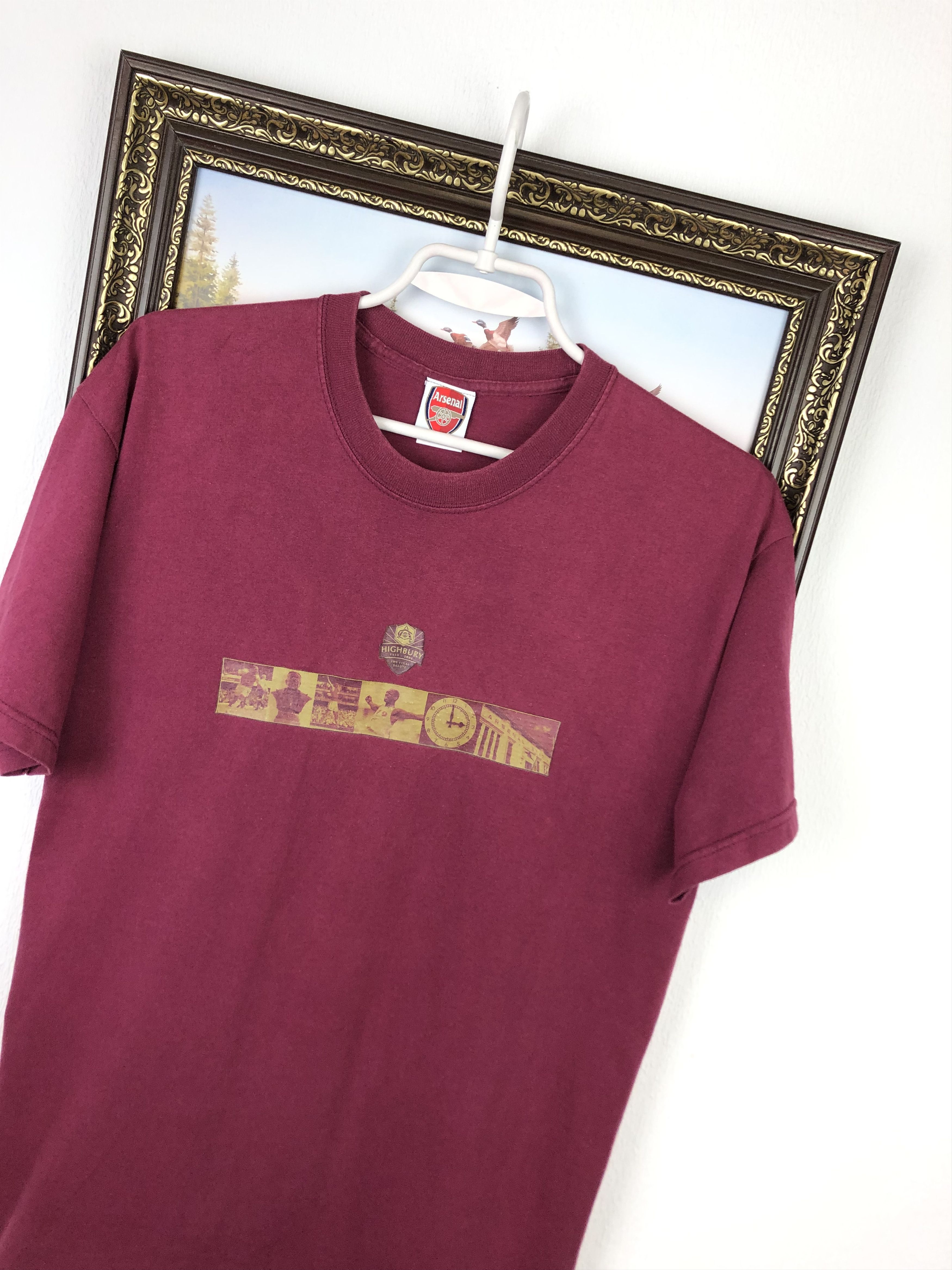 Vintage Vintage Arsenal Football Shirt Highbury Stadium Soccer Tee Size US M / EU 48-50 / 2 - 4 Thumbnail
