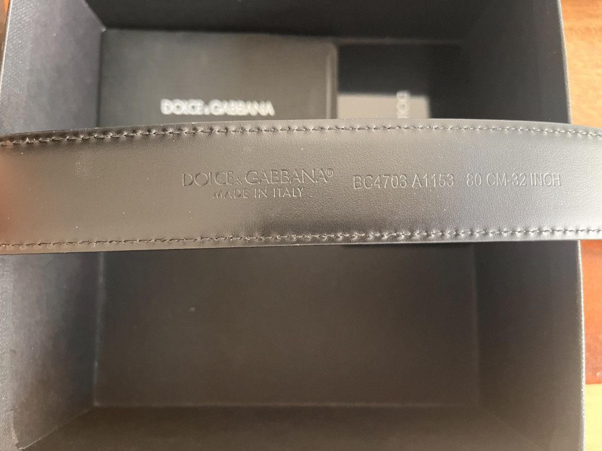Dolce & Gabbana Dolce & Gabbana Leather Belt Size 30 - 6 Thumbnail