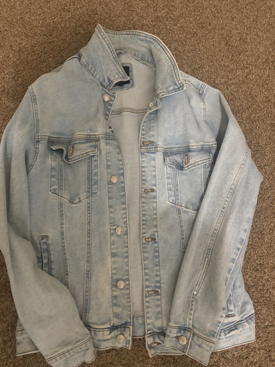 Zara Zara light blue Jean jacket Size US XL / EU 56 / 4 - 1 Thumbnail