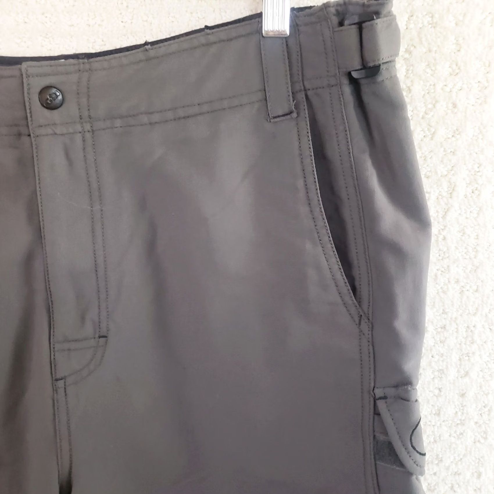 Vintage Gill Shorts Mens L Gray Quick Dry Pockets Cargo Nautical Gill Size US 33 - 3 Thumbnail