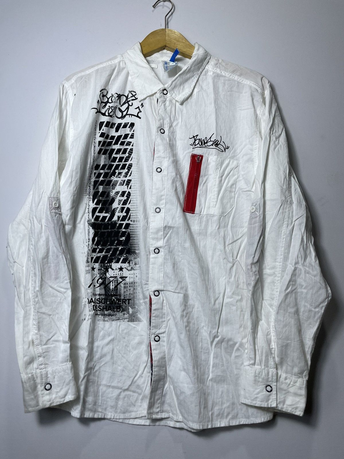 Japanese Brand Japanese B-one-soul shirt punk style Size US L / EU 52-54 / 3 - 2 Thumbnail