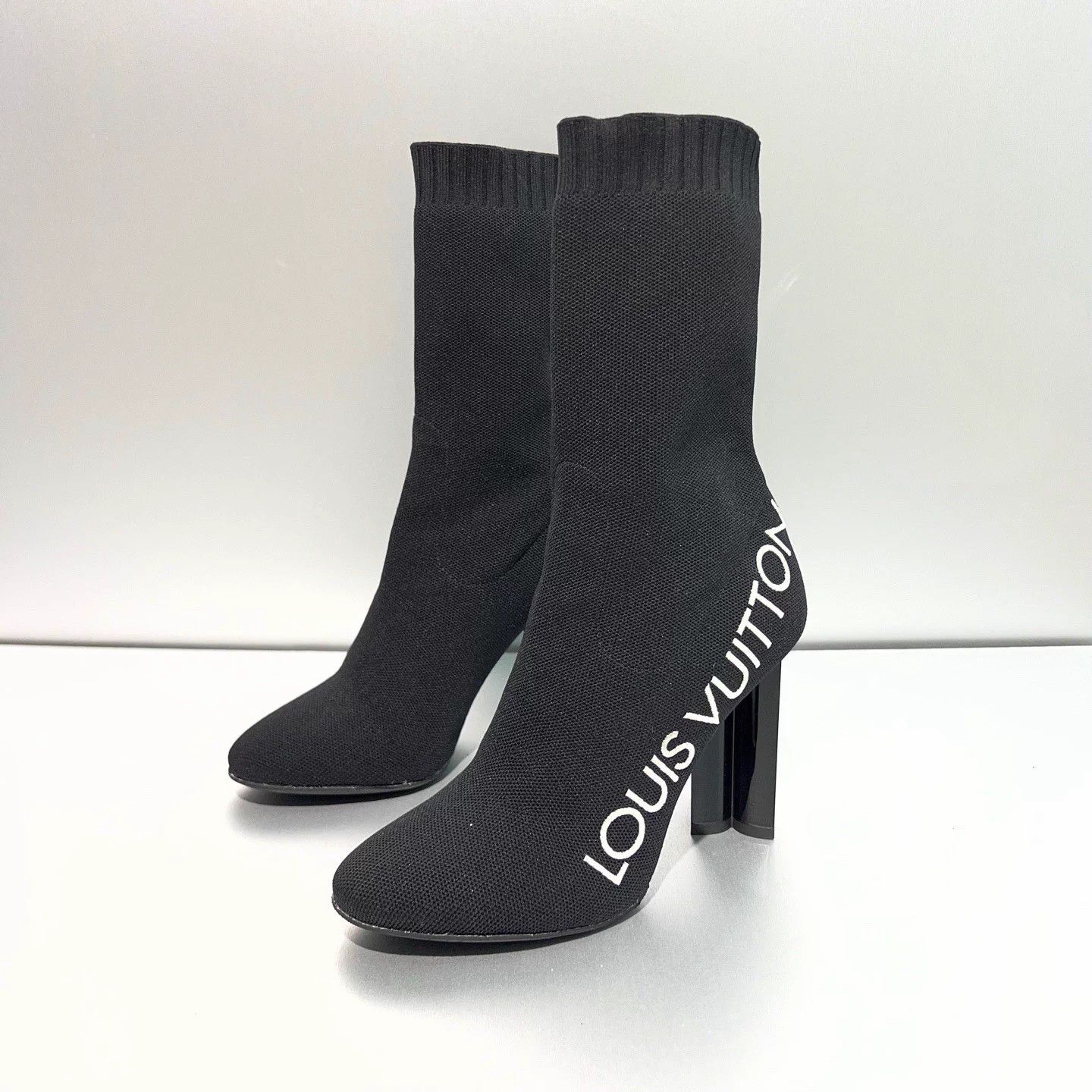 LV Side Logo Sock Heels EU 36