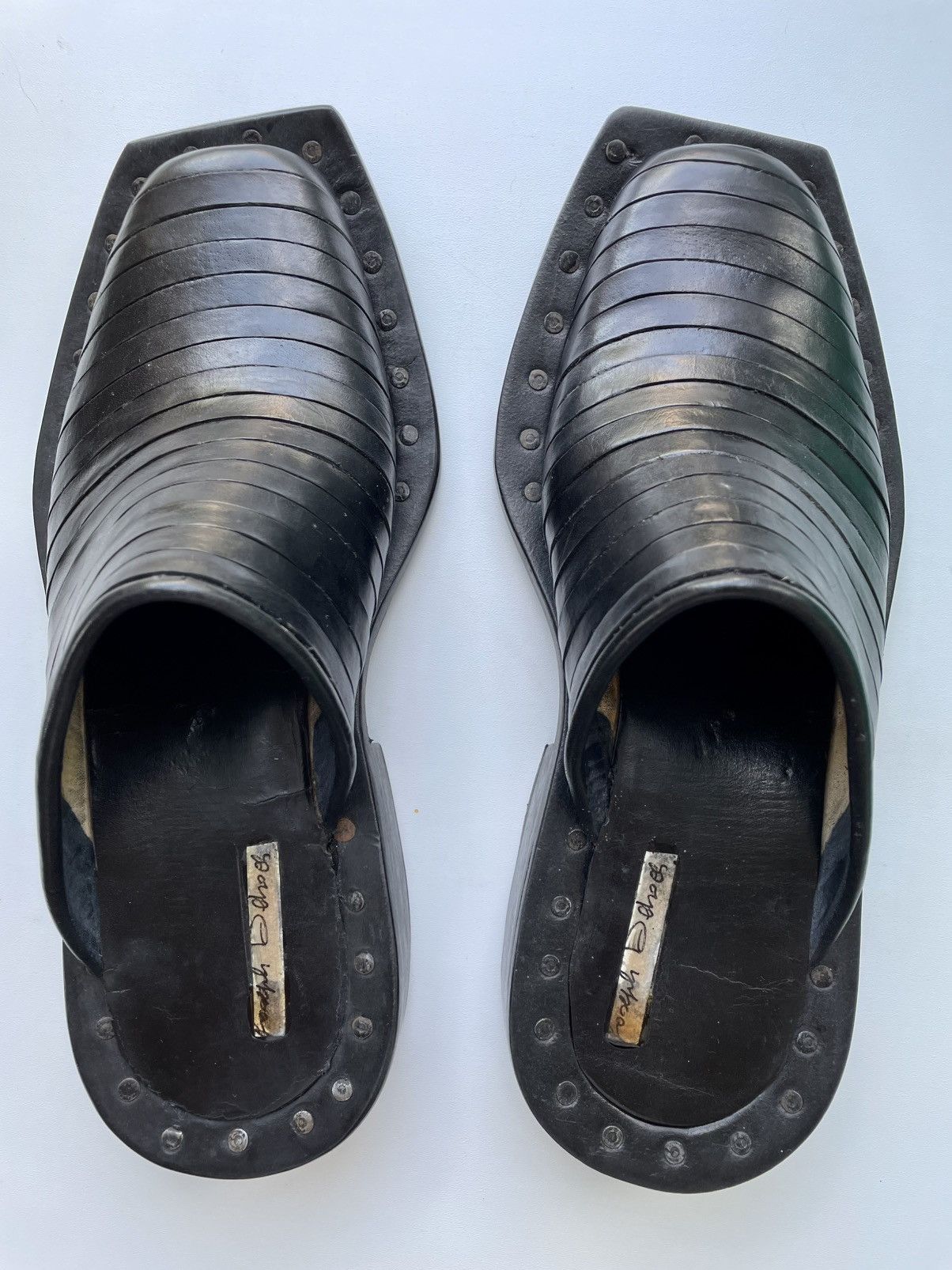 Other Summer Joseph Debach Black Polished Clogs Size 5/35,5 Size US 5 / IT 35 - 1 Thumbnail