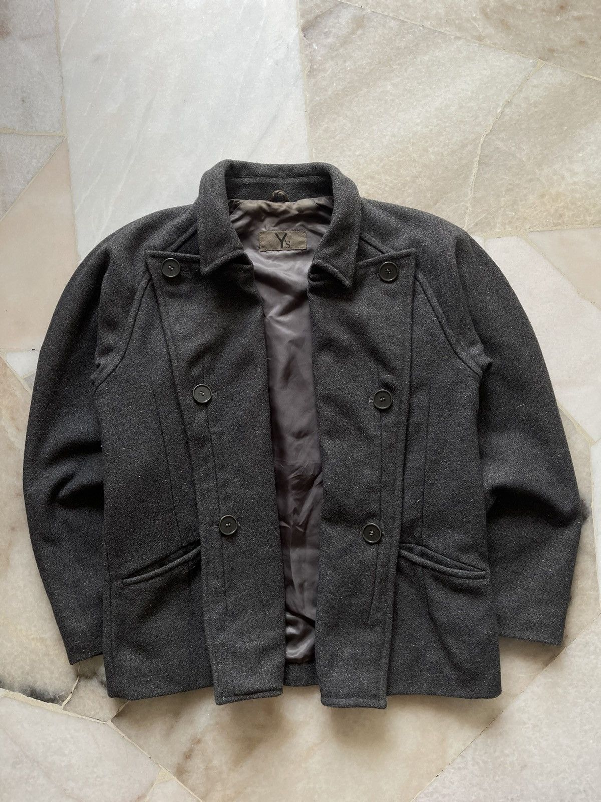 Yohji Yamamoto Rare 80s Yohji Yamamoto Asymmetrical Jacket Size US S / EU 44-46 / 1 - 3 Thumbnail