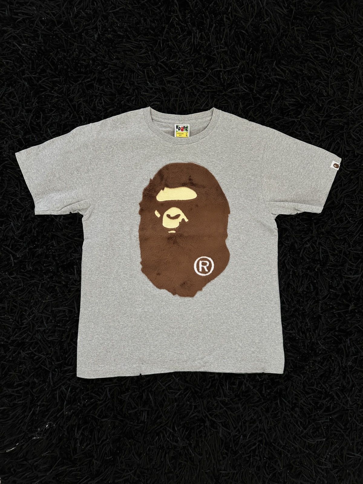 Bape Fur Big Ape Head Tee Size US L / EU 52-54 / 3 - 1 Thumbnail