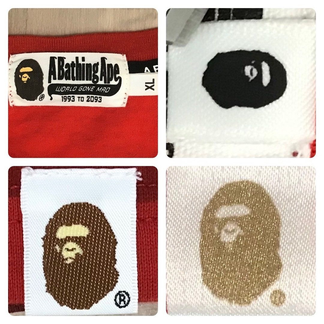Bape BAPE Red camo college logo T-shirt a bathing ape Size US XL / EU 56 / 4 - 5 Thumbnail