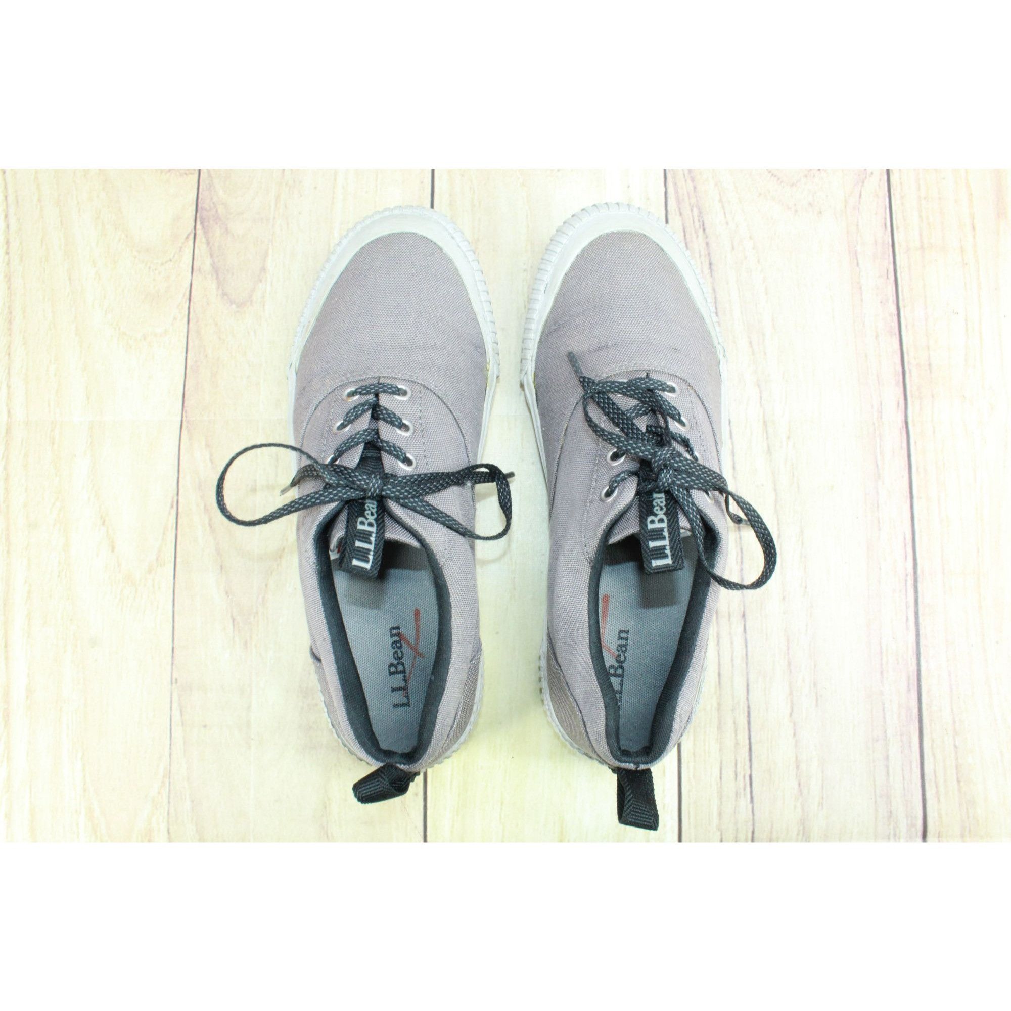 L.L. Bean LL Bean Gray Canvas Eco Woods Sneakers Size US 8 / EU 41 - 7 Thumbnail
