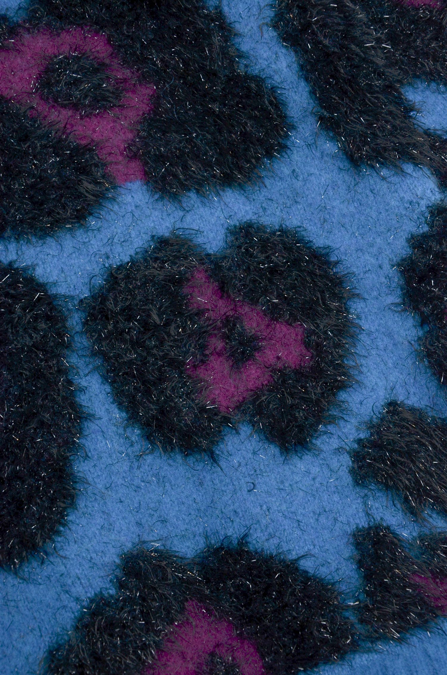 Marc Jacobs Marc Jacobs Fuzzy Leopard Sweater Blue Purple M Size M / US 6-8 / IT 42-44 - 7 Thumbnail