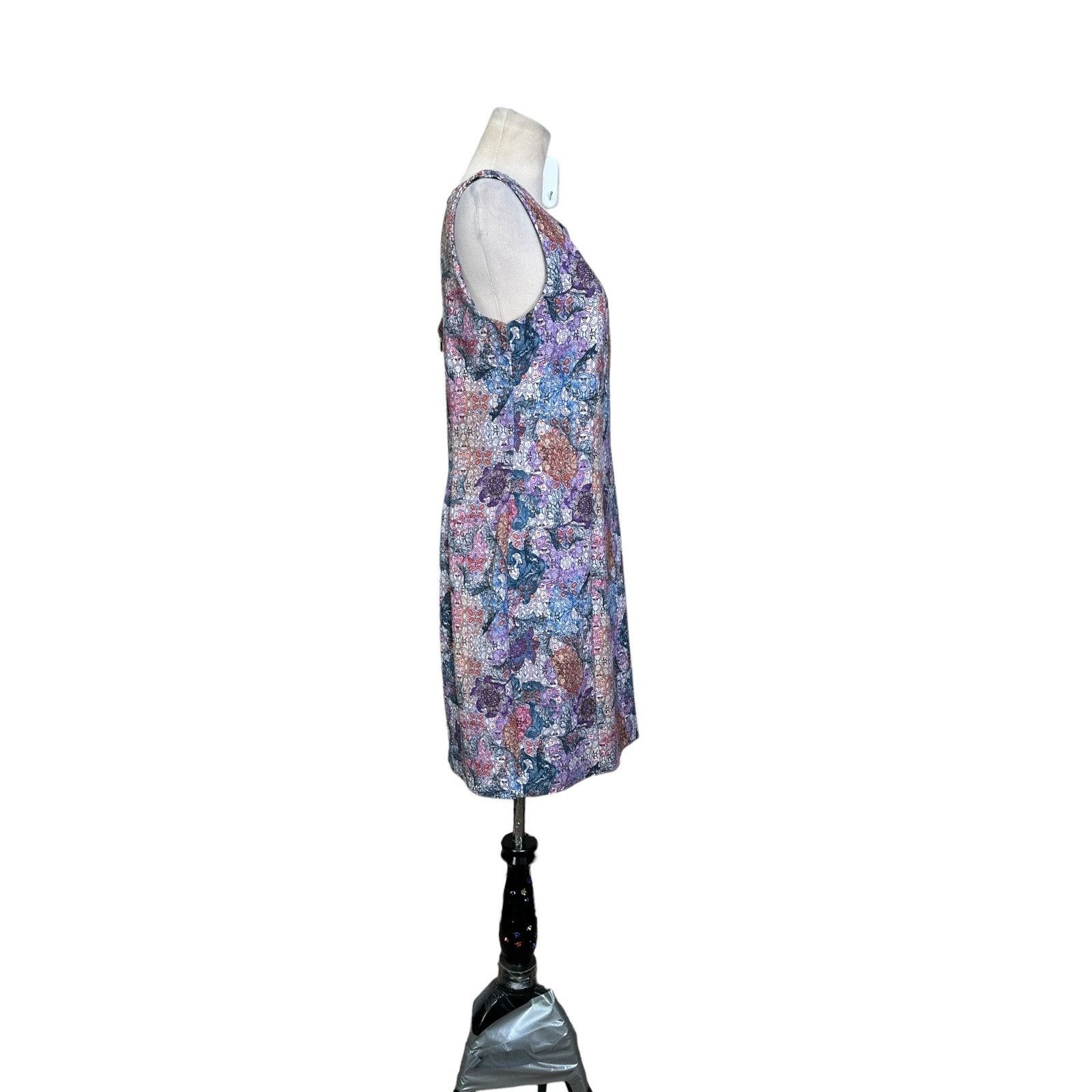 H&M H&M colorful floral sleeveless sheath mini dress size 12 Size XL / US 12-14 / IT 48-50 - 7 Thumbnail