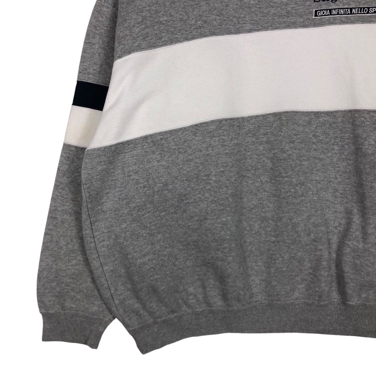 Sergio Tacchini × Vintage Vintage Sergio Tacchini Sweatshirt 90s Collection Large Size US L / EU 52-54 / 3 - 3 Thumbnail