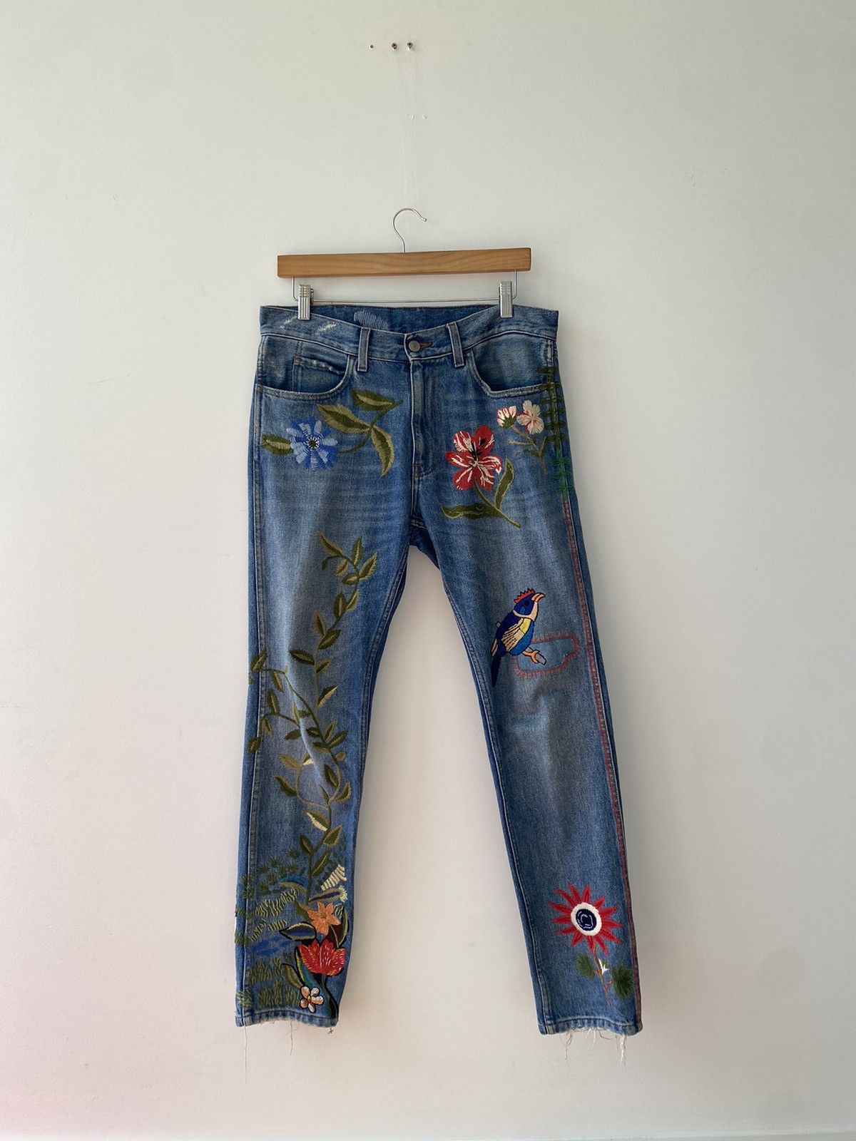 Gucci Gucci 2017 SS Embroidered Denim Size US 32 / EU 48 - 3 Thumbnail