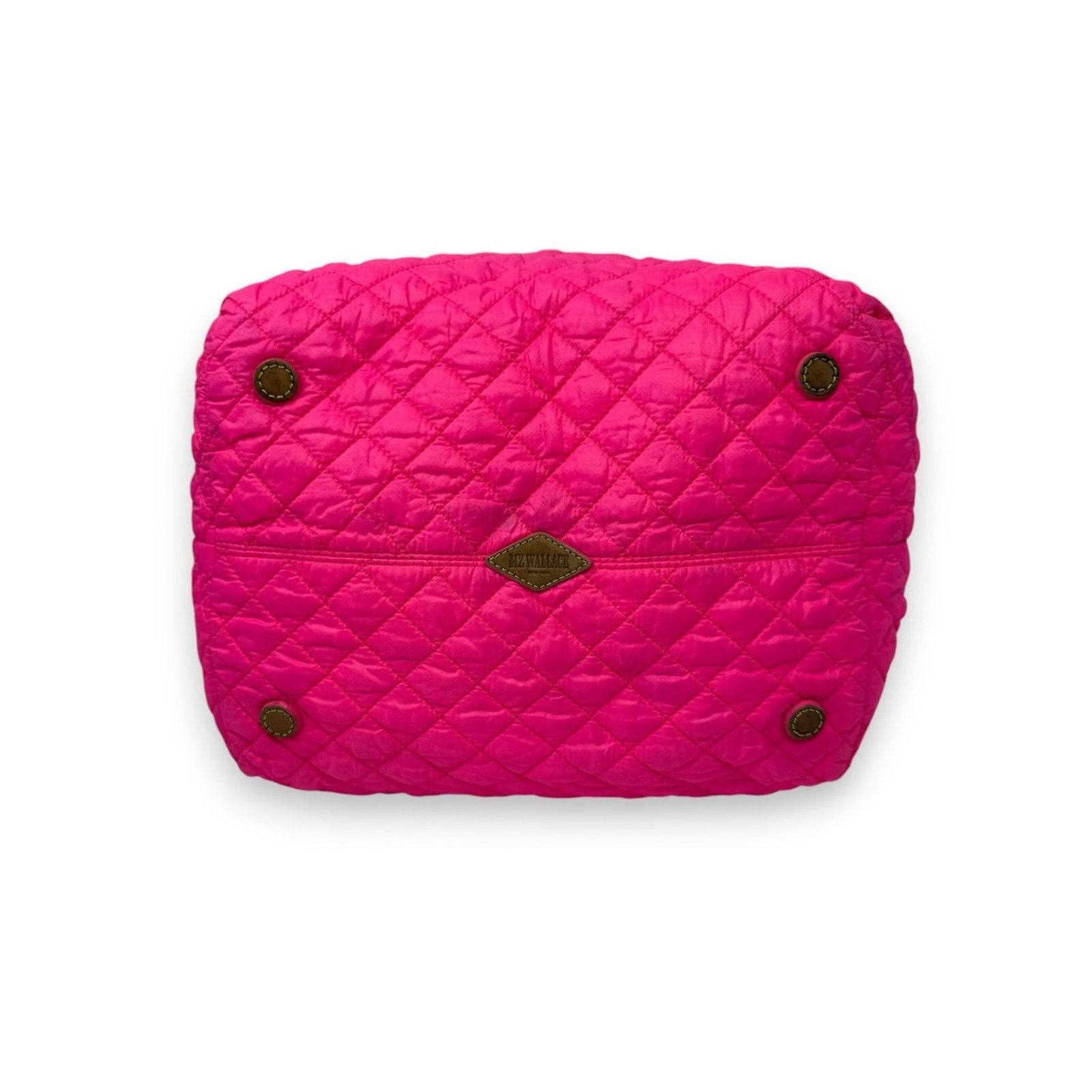MZ Wallace MZ Wallace Small Metro Quilt Neon Pink Fluorescent Tote Bag Size ONE SIZE - 6 Thumbnail
