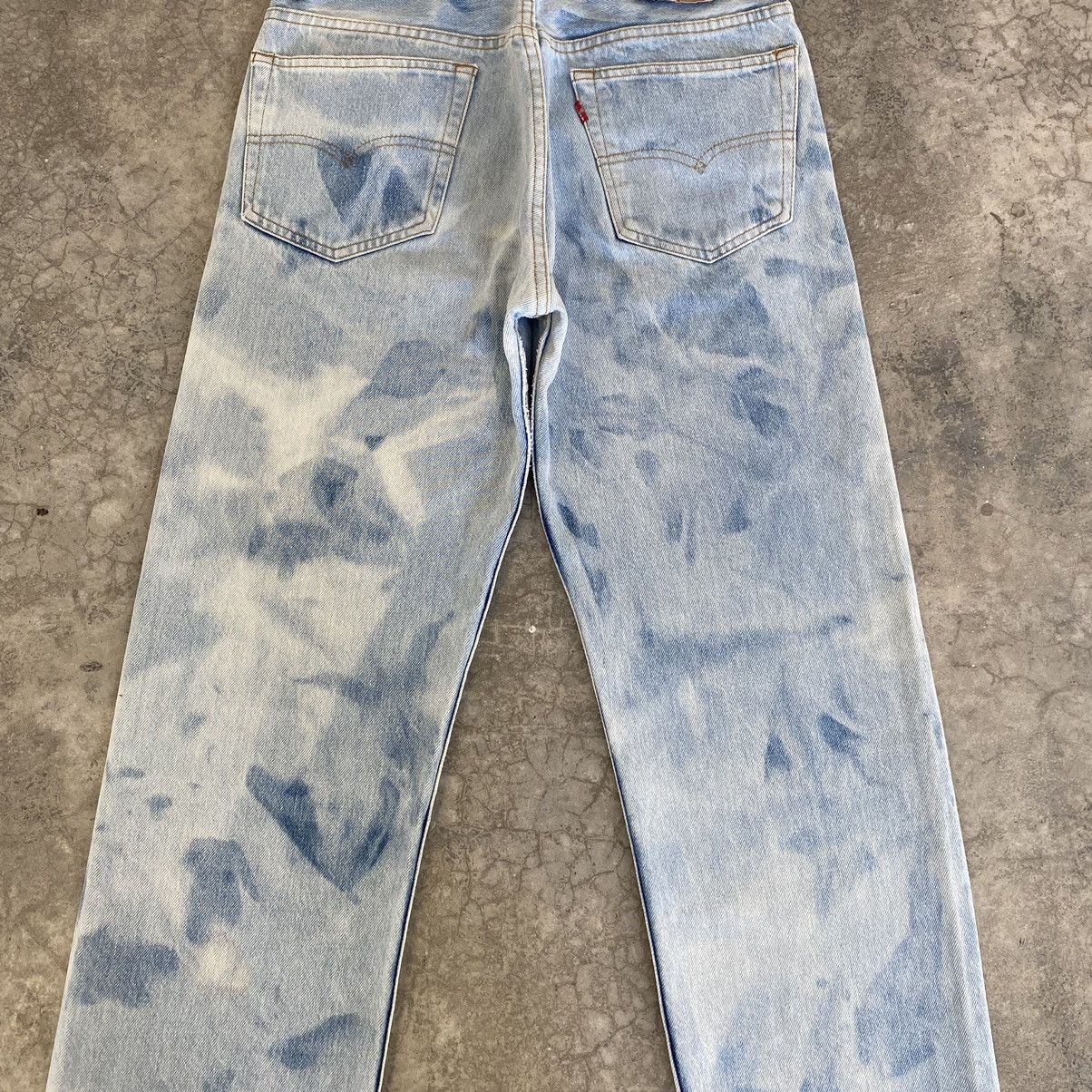 Levi's VTG Late 80’s Levis 501xx Acid Washed Blue Jeans Size US 28 / EU 44 - 18 Thumbnail