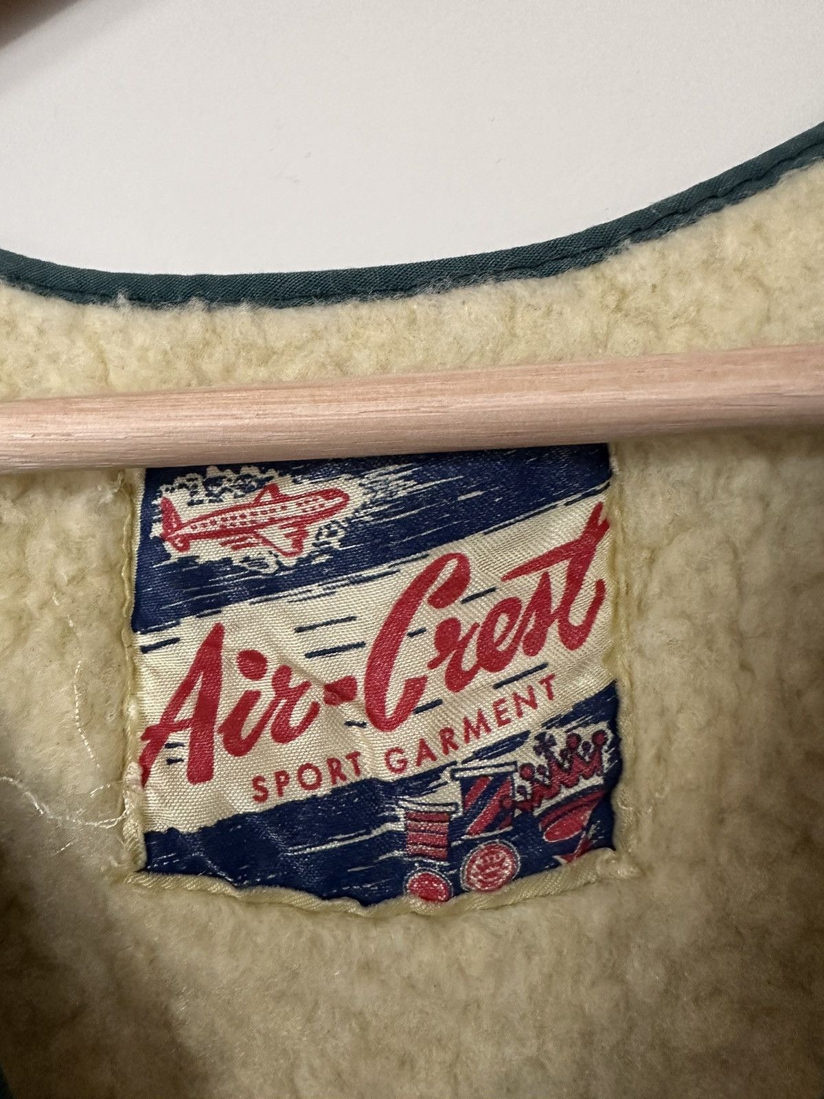 Vintage Vintage 50s 60s Air Crest Sherpa Lined Zip Up Vest Size US S / EU 44-46 / 1 - 7 Thumbnail