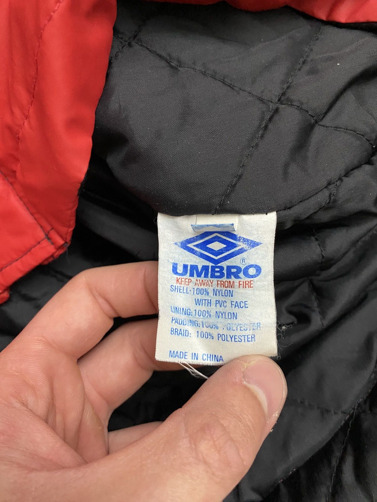 Umbro × Vintage 90’s Vintage Manchester United Umbro Sharp Jacket Size US M / EU 48-50 / 2 - 12 Thumbnail