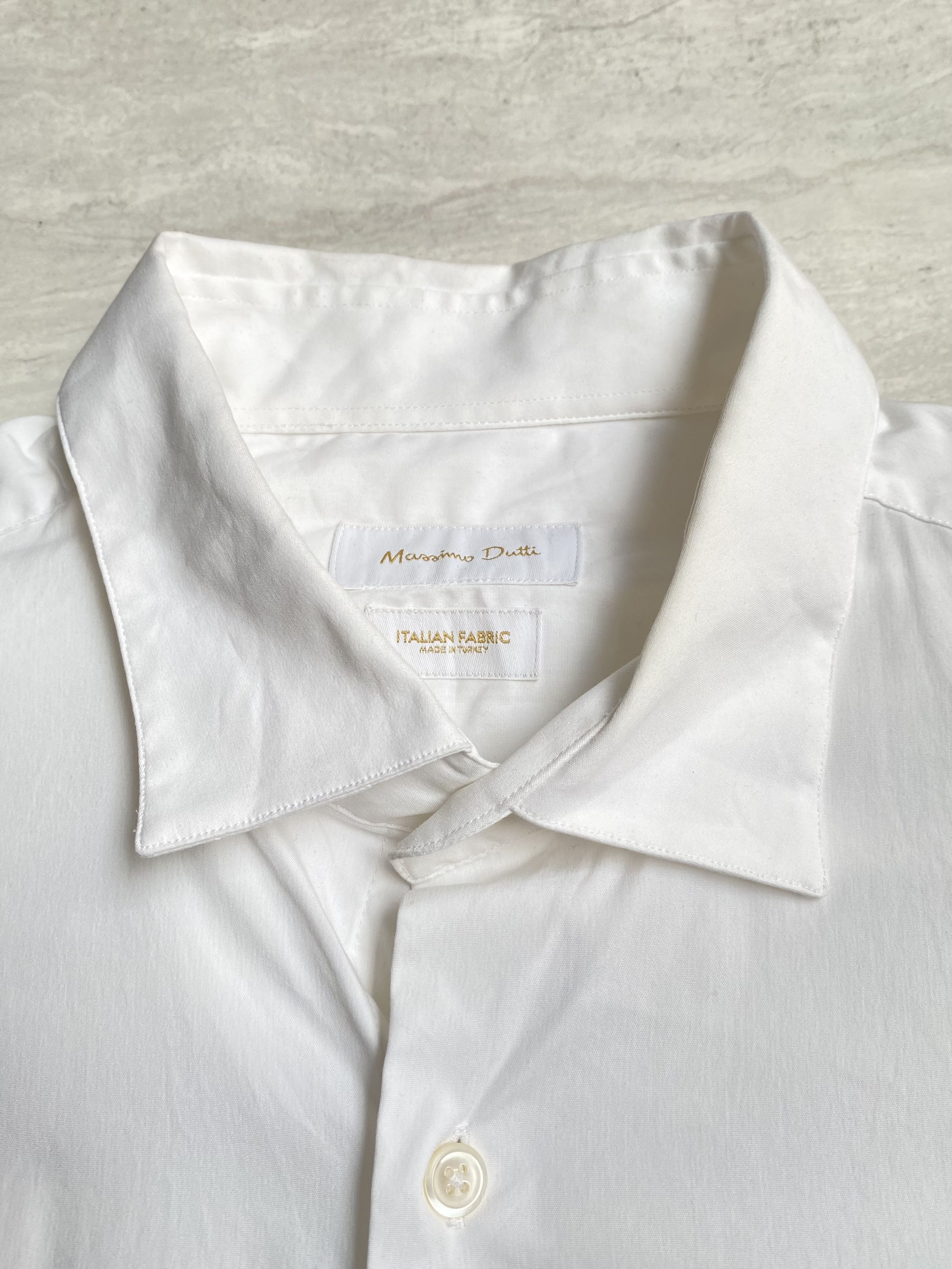 Mossimo MOSSIMO DUTTI White Shirt Size US L / EU 52-54 / 3 - 6 Thumbnail