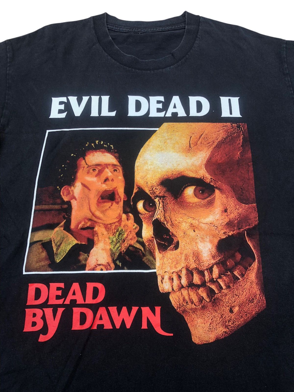 Other 🔥Vintage EVIL DEAD 2 'Dead by Dawn' Horror Movie T-Shirt Size US L / EU 52-54 / 3 - 3 Thumbnail
