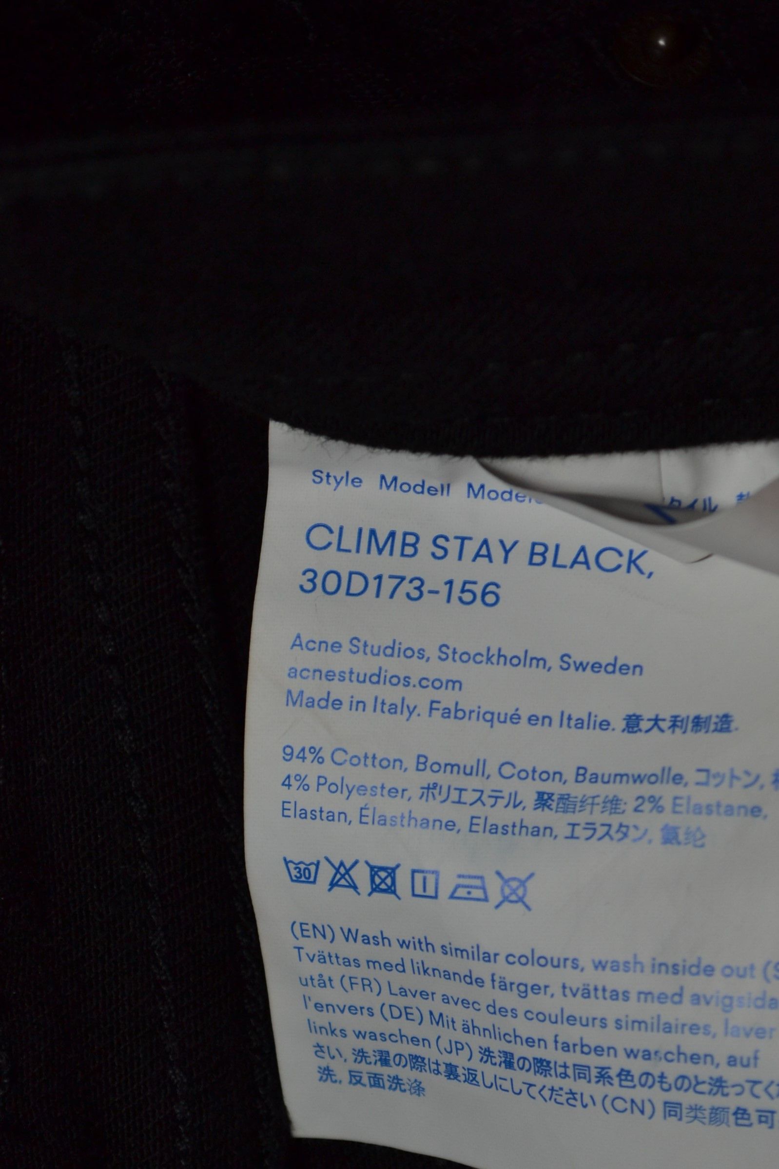 Acne Studios Acne Studios Bla Konst 28 32 Climb Stay Black Jeans Size 28" / US 6 / IT 42 - 12 Thumbnail