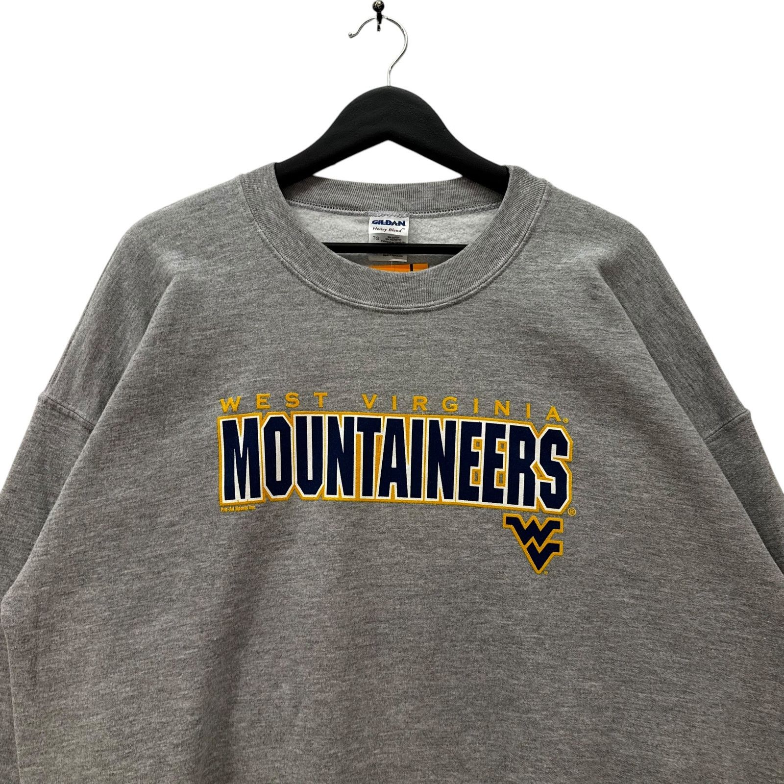 Gildan Vintage West Virginia Mountaineers Spellout Crewneck XL Size US XL / EU 56 / 4 - 2 Thumbnail