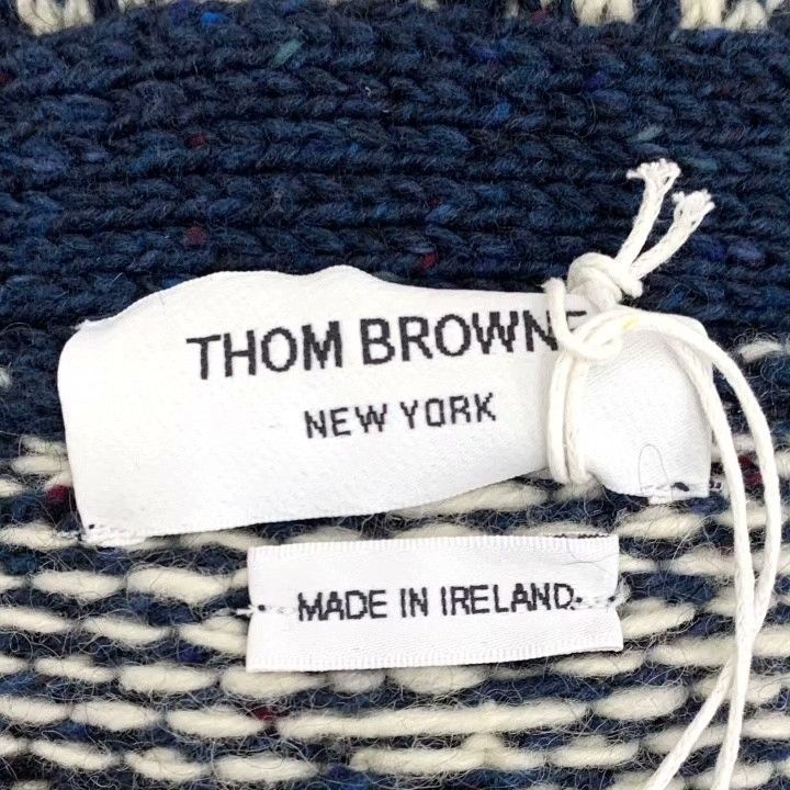 Thom Browne Thom Browne Logo Knit Cardigan Size US M / EU 48-50 / 2 - 5 Thumbnail
