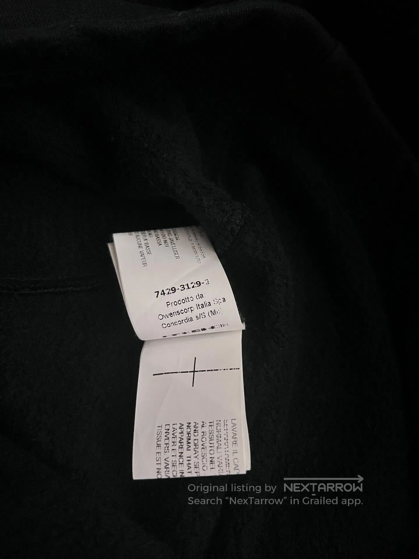 Rick Owens Rick Owens Black Hoodie with Embroidery. Size S / US 4 / IT 40 - 8 Thumbnail