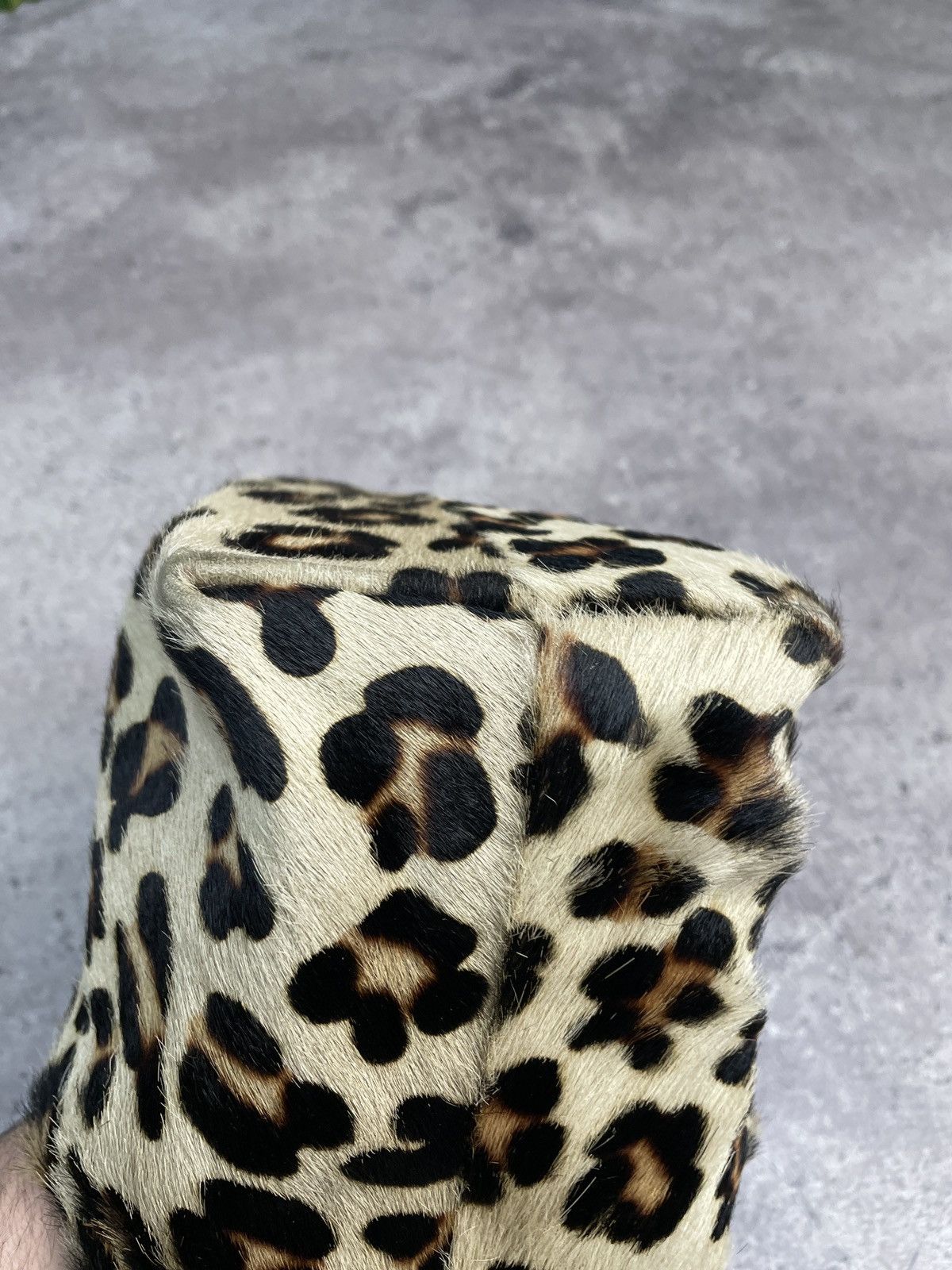 Dolce & Gabbana Vintage Y2K Leopard Leather Like If Six Was Nine Tiger Bag Size ONE SIZE - 19 Thumbnail