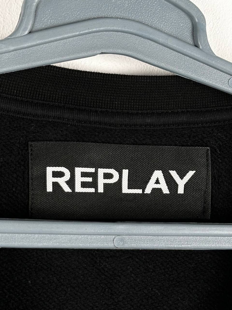 Replay Replay Casual Black Logo Sweatshirt Size US L / EU 52-54 / 3 - 4 Thumbnail