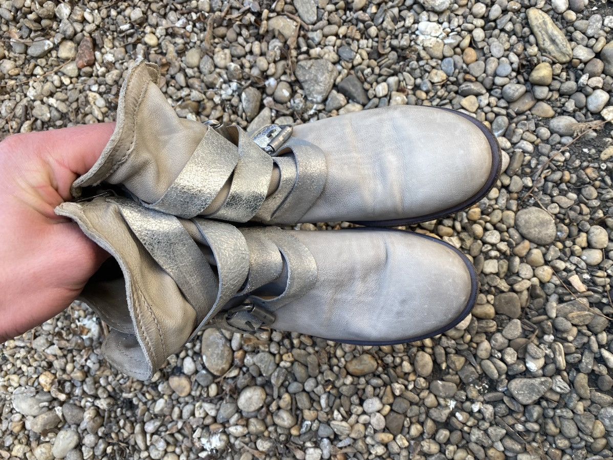 A.S.98 × Vintage Avant-Garde A.s.98 Multistripes Leather Boots Size US 10 / IT 40 - 4 Thumbnail