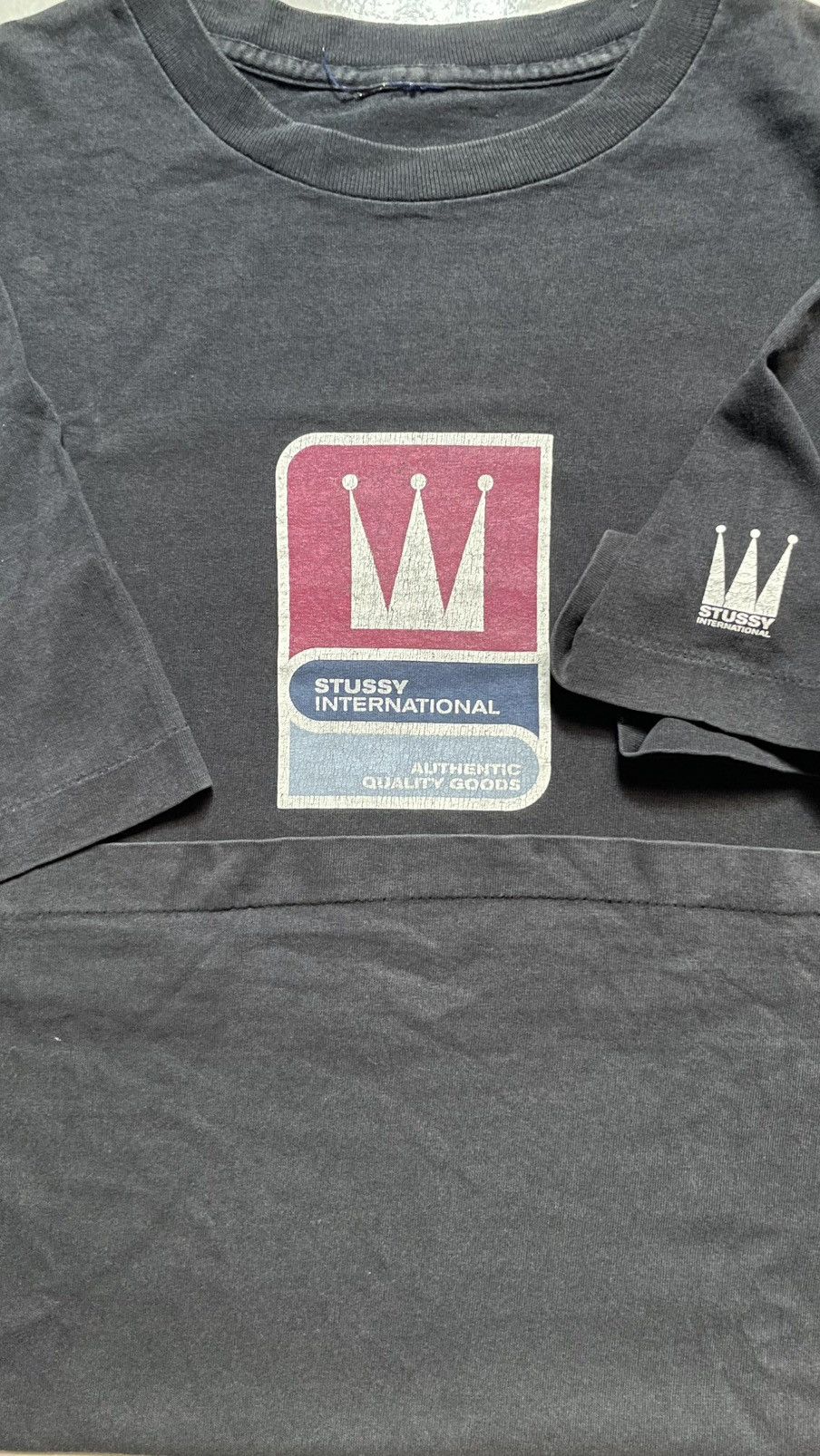 Stussy Vintage Stussy International Crown T-Shirt Size US L / EU 52-54 / 3 - 2 Thumbnail
