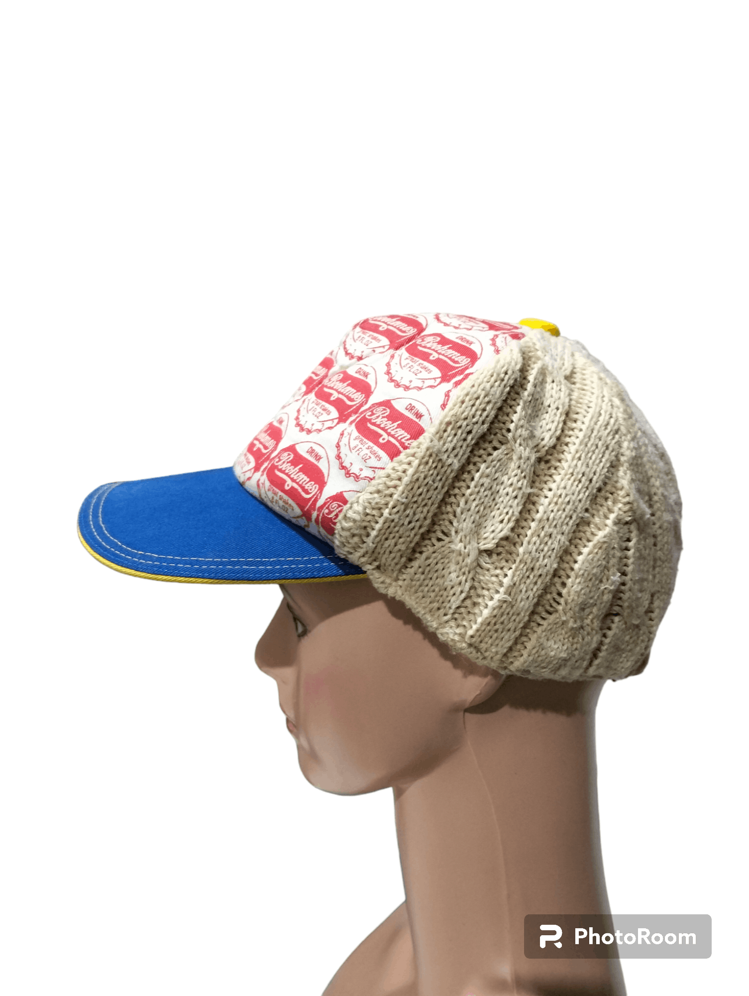Japanese Brand Boohome Knited baseball cap Size ONE SIZE - 1 Thumbnail