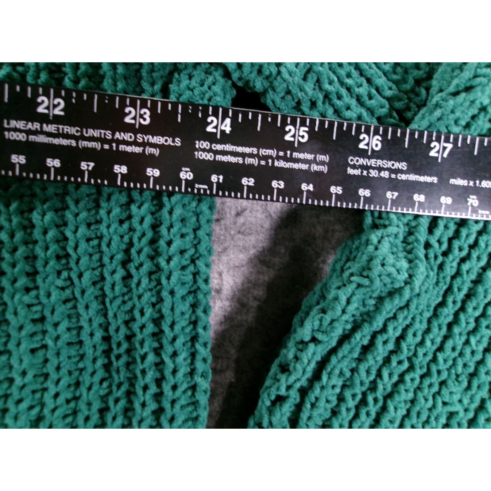 Vintage No Boundaries Sweater Women XL Green Knit Crew Neck Long Sleeve Cropped Pullover 90s Class Preppy Casual Size XL / US 12-14 / IT 48-50 - 3 Thumbnail