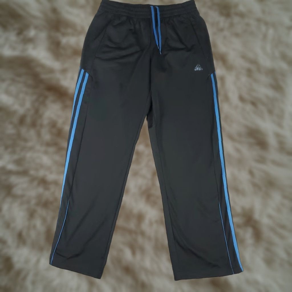Adidas Adidas Pants Mens Small Black Running Track Sweatpants Shirt? Size US 29 - 1 Thumbnail