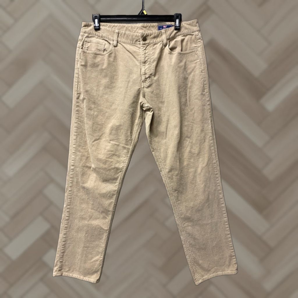Vineyard Vines Vineyard Vines Pants Mens 36x30 Tan Corduroy Chino Casual /0644 Size US 36 / EU 52 - 1 Thumbnail