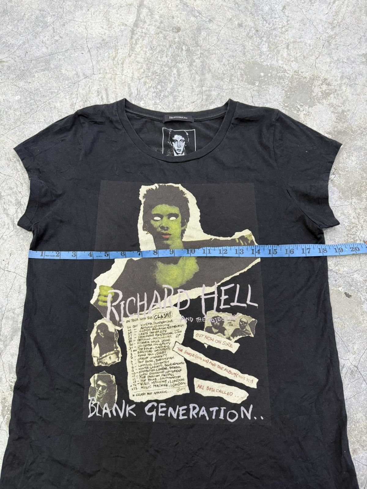 Hysteric Glamour Hysteric Glamour x Richard Hell Blank Generation Tee Size S / US 4 / IT 40 - 6 Thumbnail