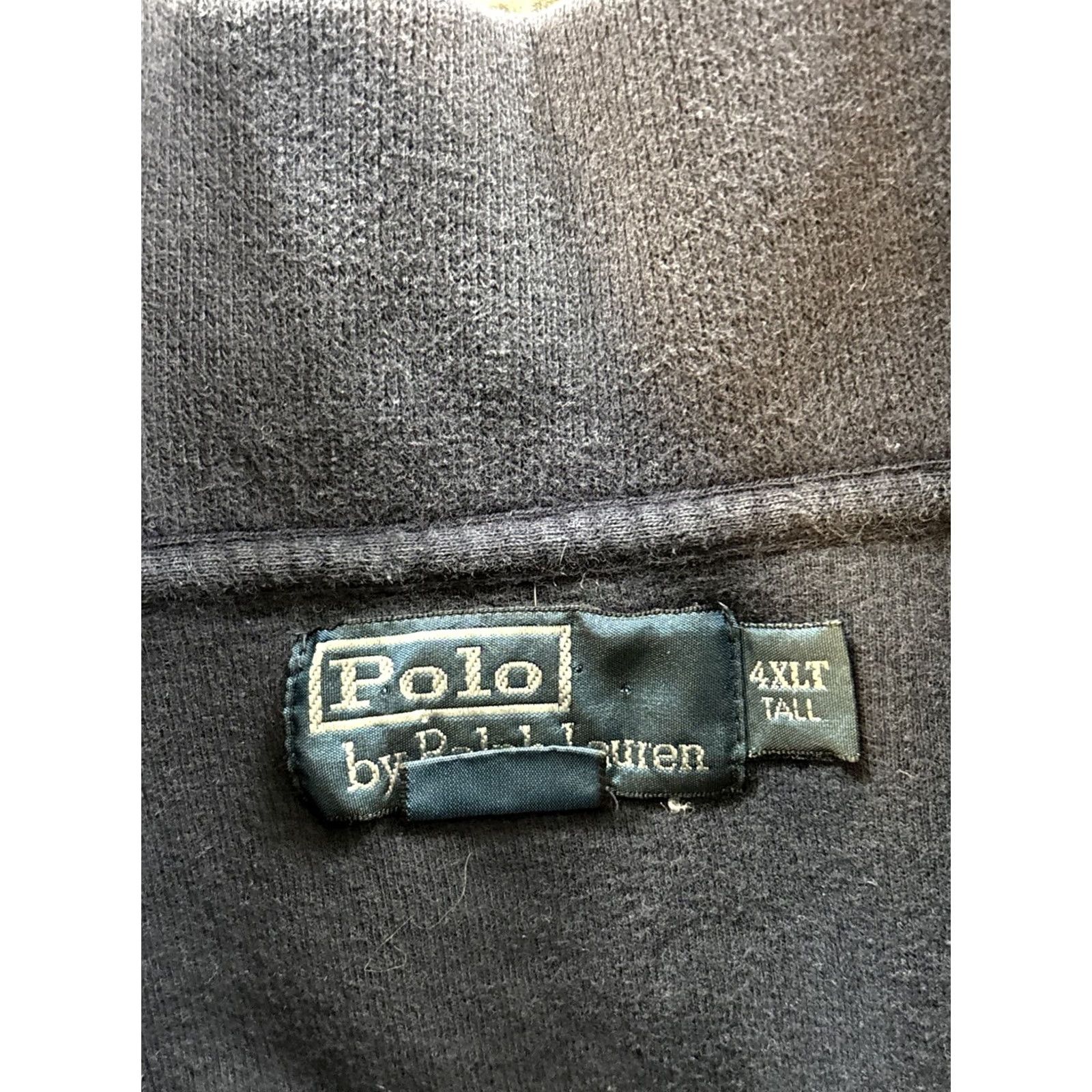 Polo Ralph Lauren Polo Ralph Lauren Sweater Shirt 4XLT Mens Blue Yellow Pony Cotton Knit 1/4 Zip Mock Neck Pullover Classic Preppy Designer Logo Size US XXL / EU 58 / 5 - 4 Thumbnail