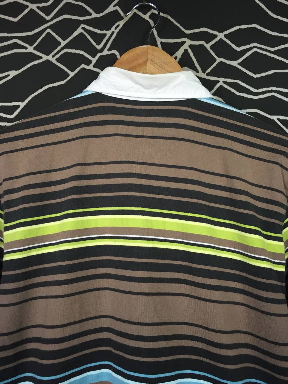 J.Lindeberg J.Lindeberg Stockholm Multi Stripe Preppy Polo Shirt Size US M / EU 48-50 / 2 - 9 Thumbnail