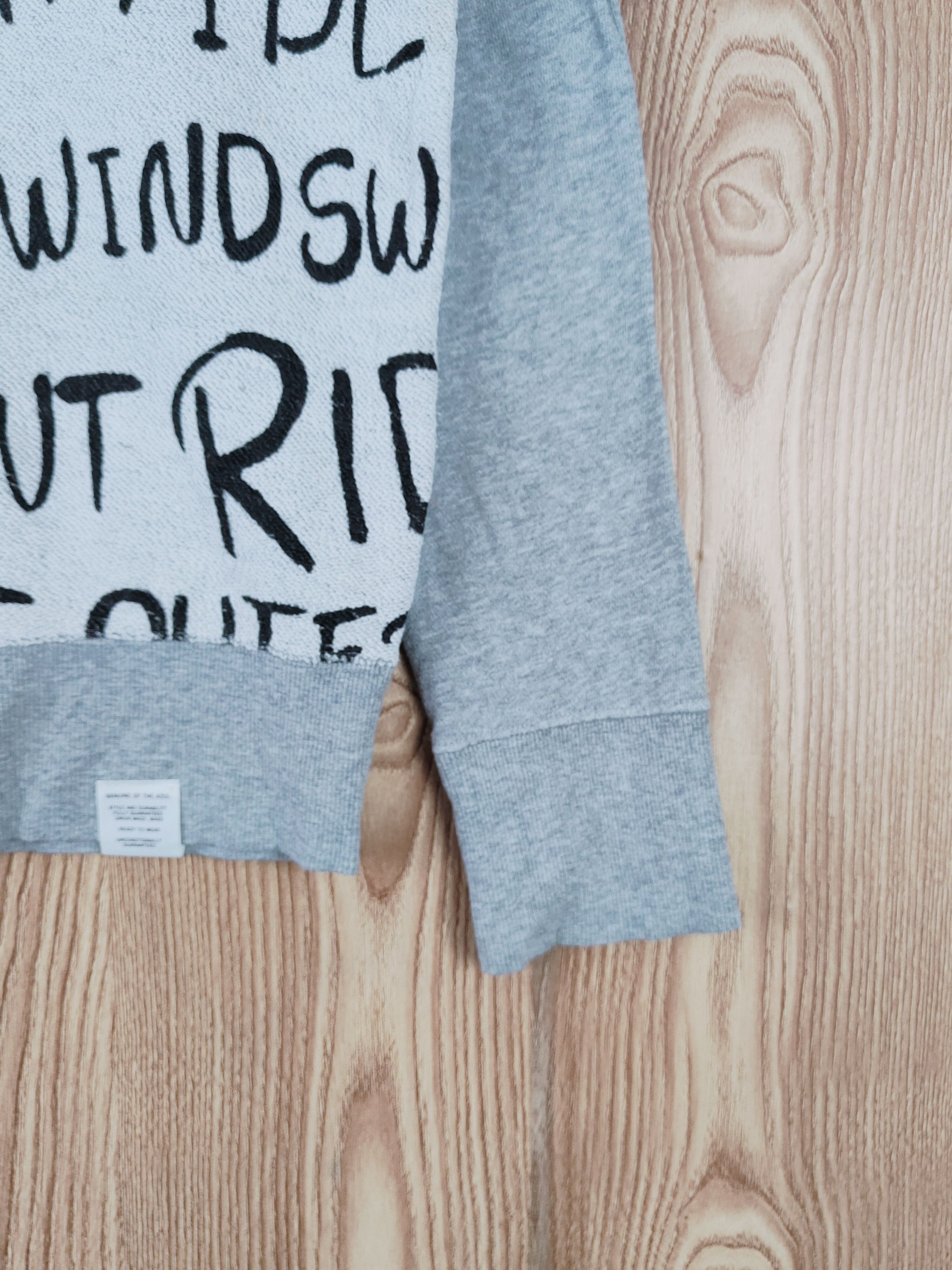 Japanese Brand × MOUSSY × Vintage Azul by Moussy Gray Sweatshirts #W418 Size M / US 6-8 / IT 42-44 - 8 Thumbnail
