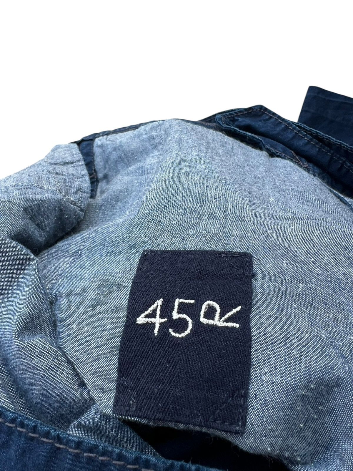 45rpm × Indigo 45rpm Japan Indigo Cotton Poplin Gurkha Trouser Pant Loose Size US 32 / EU 48 - 21 Thumbnail
