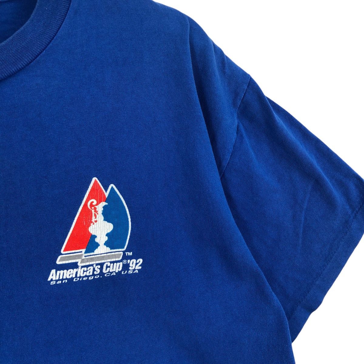Vintage Vintage AMERICAN CUP ‘92 San Diego CA Usa Tee Shirt Size US XL / EU 56 / 4 - 3 Thumbnail