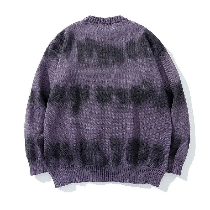 Japanese Brand Waves Colored Graffiti Knit Sweater y2k Size US L / EU 52-54 / 3 - 2 Thumbnail
