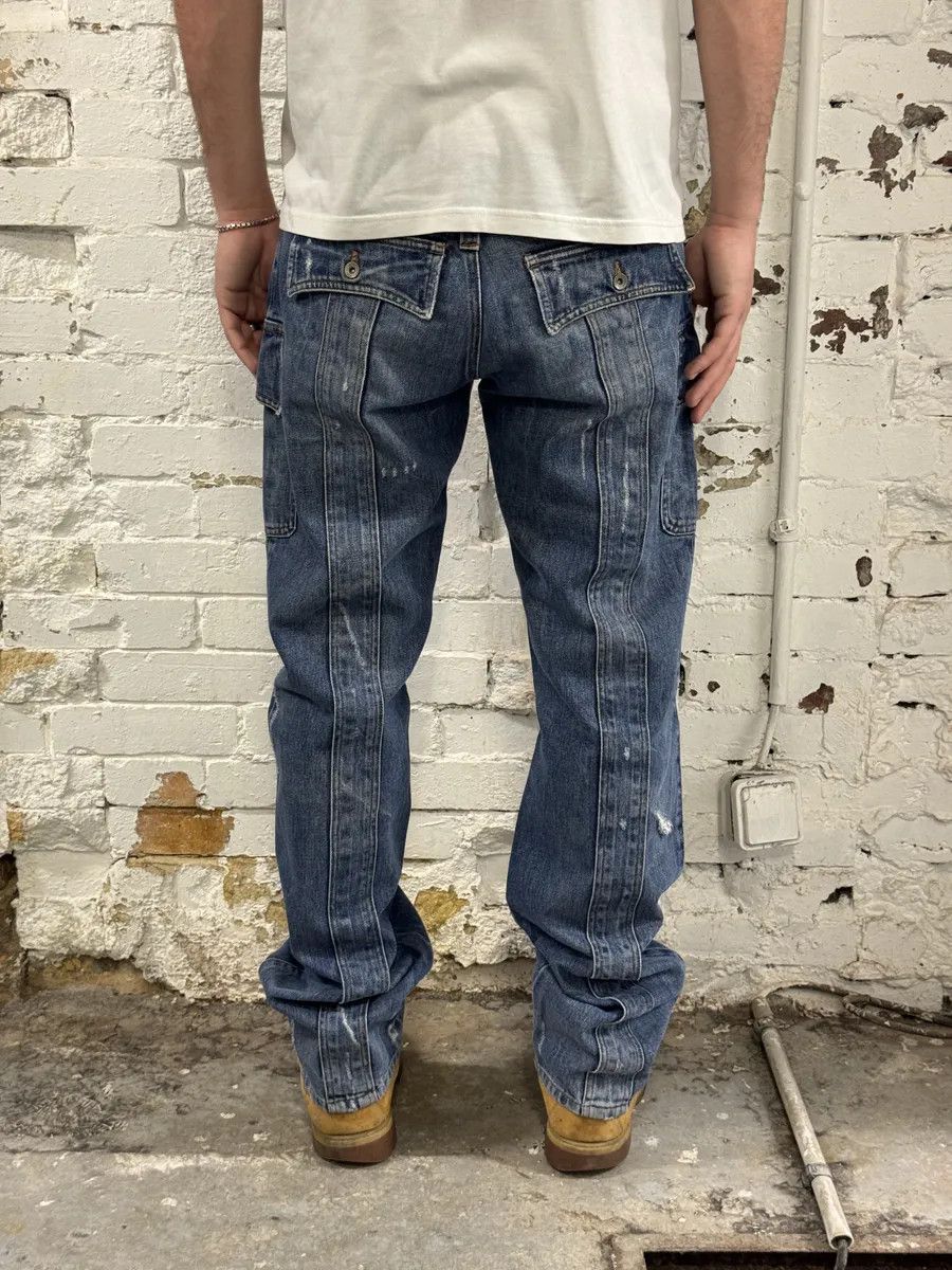 Dolce & Gabbana SS2004 Dolce & Gabbana Faded Cargo Denim Jeans Size US 32 / EU 48 - 5 Thumbnail